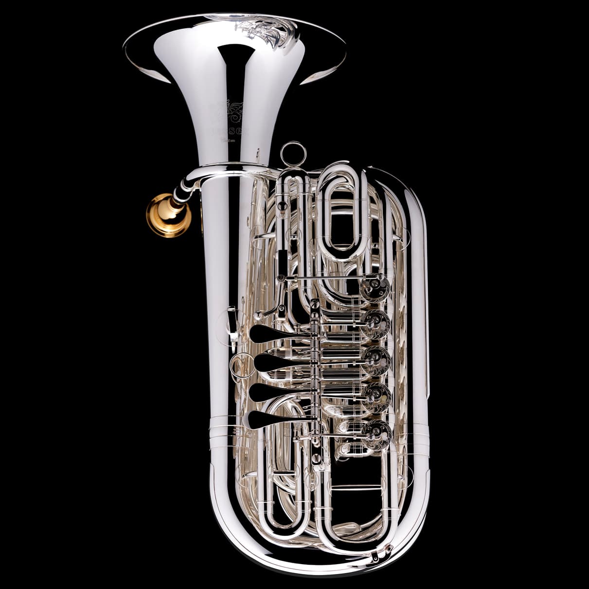 Wessex Tubas | Bubbe 5 Travel Tuba | Travel Tuba for Sale | Silver Finish