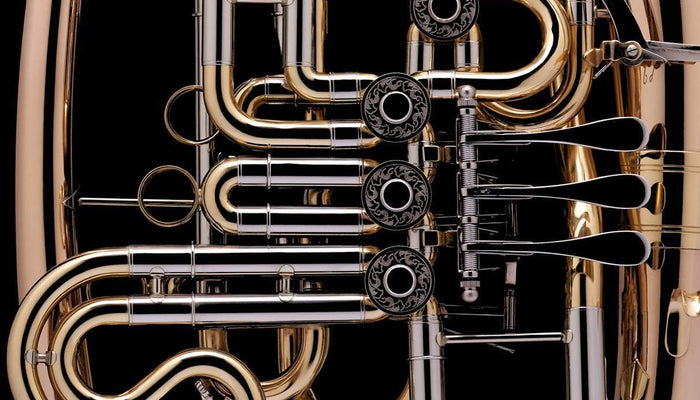 Brass instruments in order of pitch