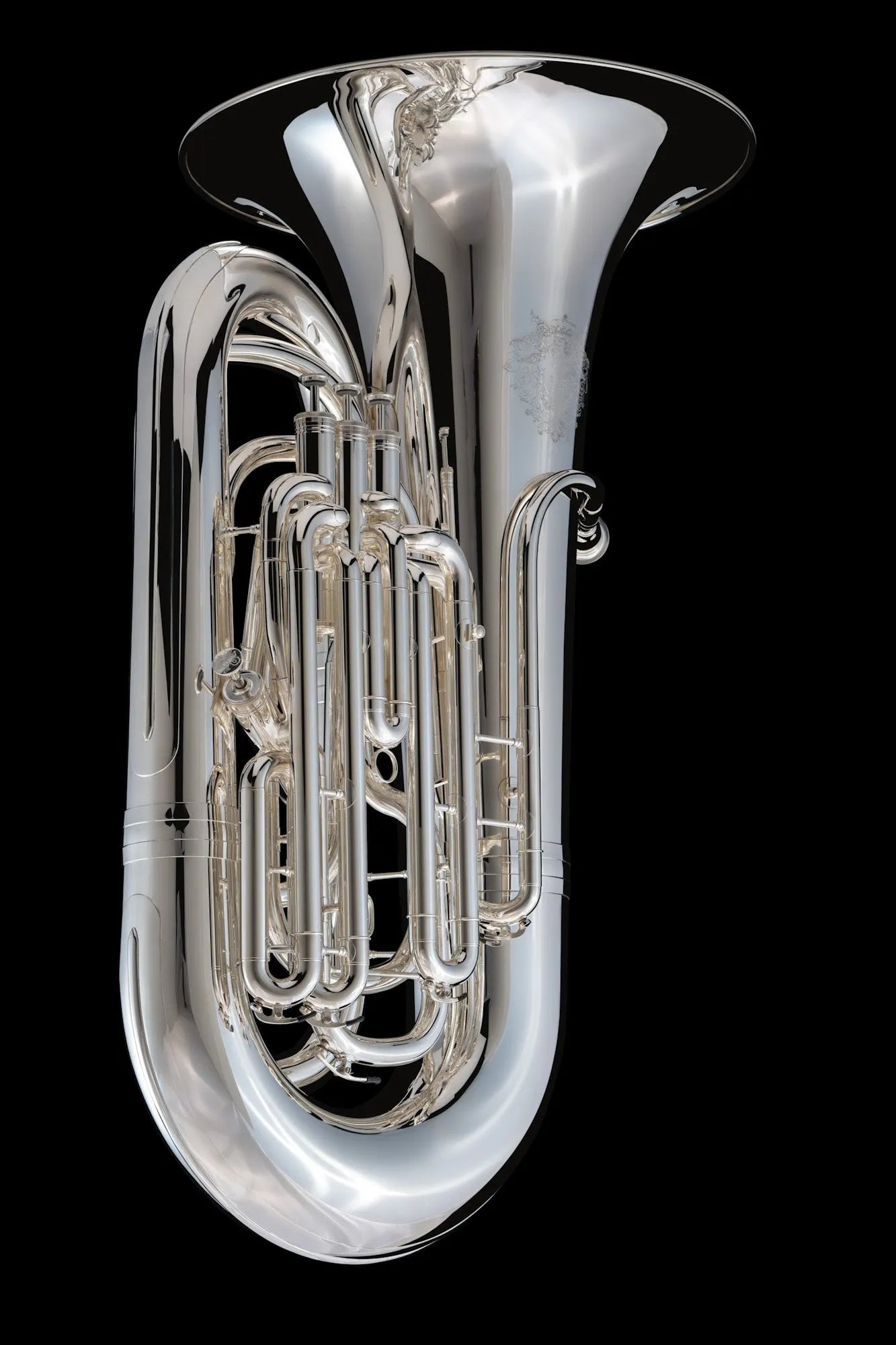 BBb 5/4 Compensated Tuba ‘Excelsior’ – TB570 Silver Side