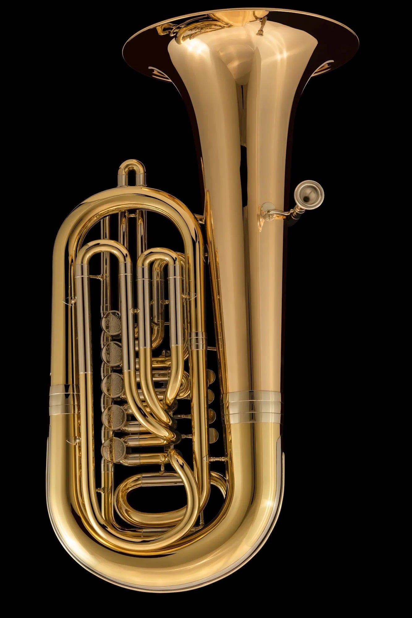 TE495GB Eb Rotary Tuba Back