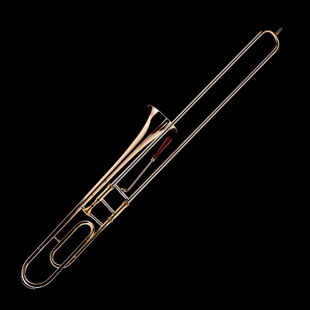 An image of a Bass Sackbut from Wessex Tubas