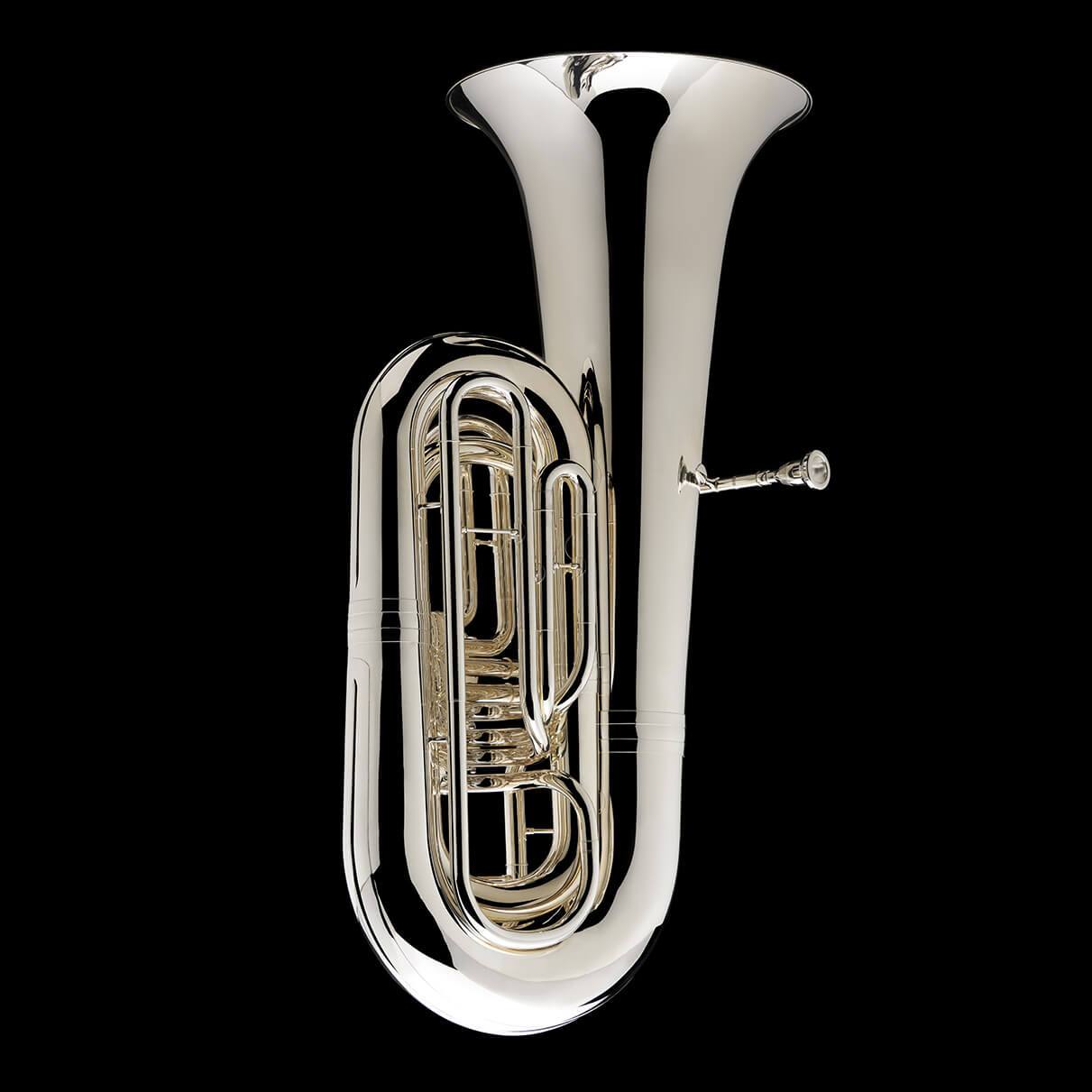 An alternative image of a BBb 6/4 Rotary tuba ‘Kaiser’ from Wessex Tubas